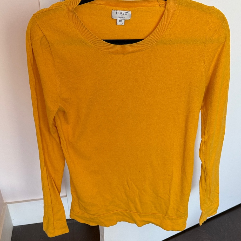 J. Crew Women's Mustard Teddie Sweater